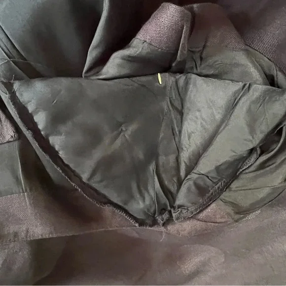 DORA Vintage Linen Open-Back Peplum Dress - Picture 3 of 9